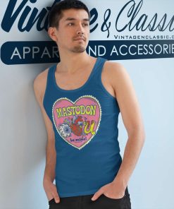 Mastodon Valentines Reebus Puzzle Tank Top Racerback