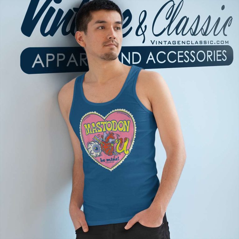 Mastodon Valentines Reebus Puzzle Tank Top Racerback Mastodon Valentines Reebus Puzzle Tank Top Racerback