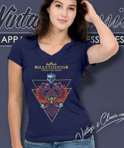 Mastodon Vibrant Double Eagle V Neck TShirt