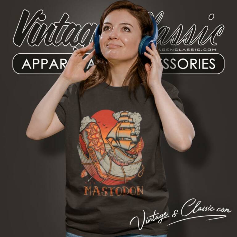 Mastodon Whale Tattoo Women T Shirt Mastodon Whale Tattoo Women T Shirt