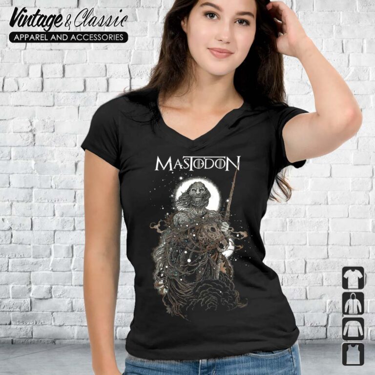 Mastodon White Walker Single Cover V neck Mastodon White Walker Single Cover V neck
