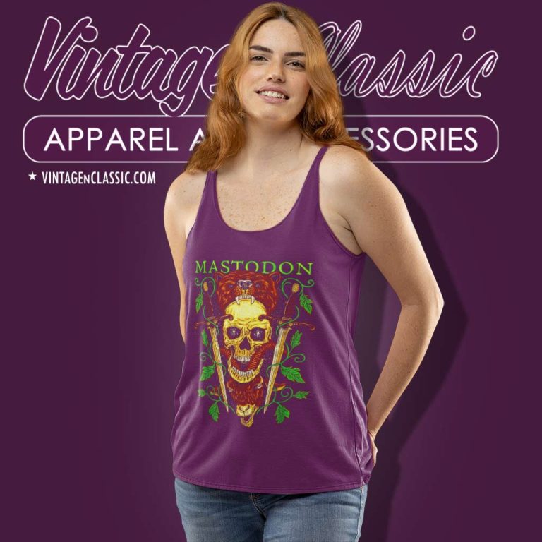 Mastodon Wild Stack Tank Top Racerback Mastodon Wild Stack Tank Top Racerback