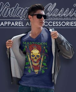 Mastodon Wild Stack V Neck TShirt