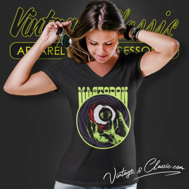 Mastodon Witch Eye V Neck TShirt Mastodon Witch Eye V Neck TShirt