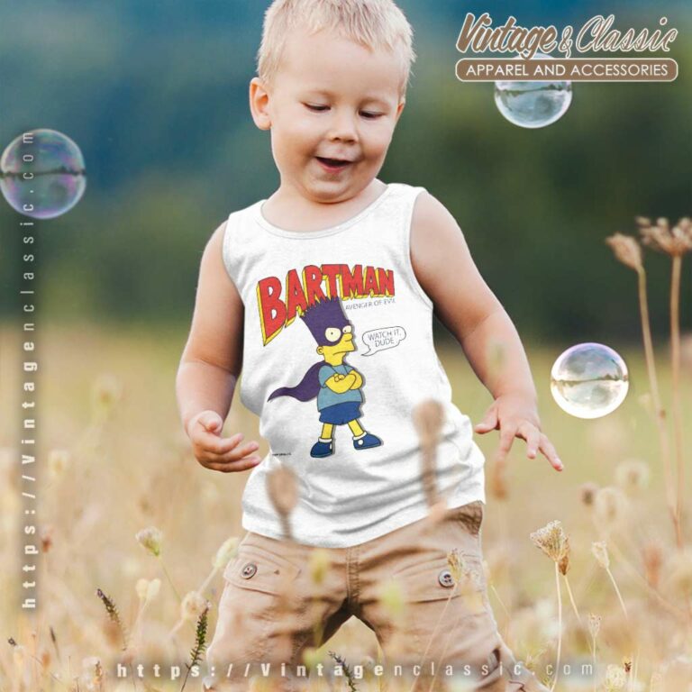 Matt Groening The Simpsons Bartman Kid Tank Top Matt Groening The Simpsons Bartman Kid Tank Top