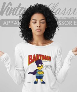 Matt Groening The Simpsons Bartman Long Sleeve Tee