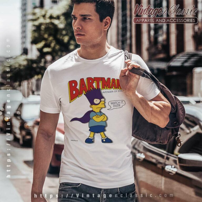 Matt Groening The Simpsons Bartman T Shirt Matt Groening The Simpsons Bartman T Shirt