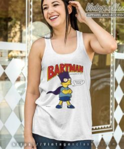 Matt Groening The Simpsons Bartman Tank Top Racerback