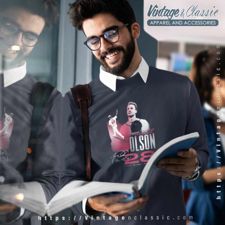 Matt Olson Atlanta Braves Mlb Signature Series Sweatshirt Matt Olson Atlanta Braves Mlb Signature Series Sweatshirt