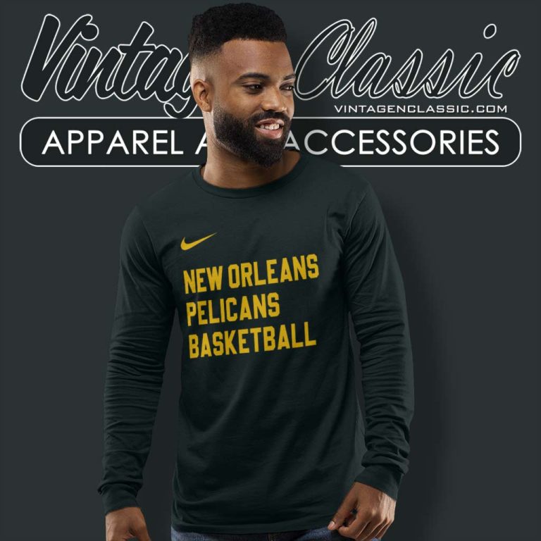 Matt Ryan New Orleans Pelicans Basketball Long Sleeve Tee Matt Ryan New Orleans Pelicans Basketball Long Sleeve Tee