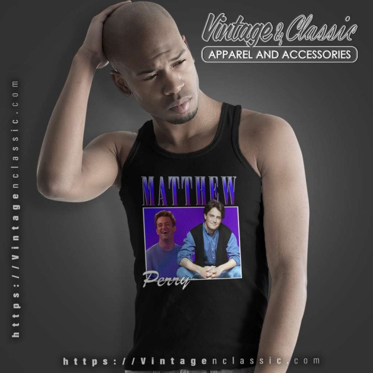 Matthew Perry Friends Tv Show Tank Top Racerback Matthew Perry Friends Tv Show Tank Top Racerback