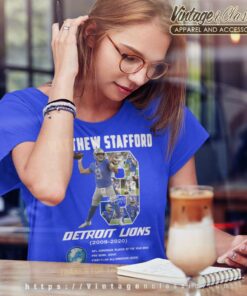 Matthew Stafford Thank For The Memories Shirt 6 Matthew Stafford Thank For The Memories Women TShirt
