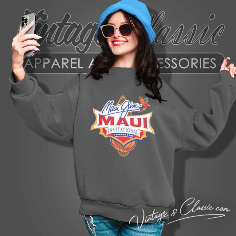 Maui Jim Maui Invitational 2023 Logo Sweatshirt Maui Jim Maui Invitational 2023 Logo Sweatshirt