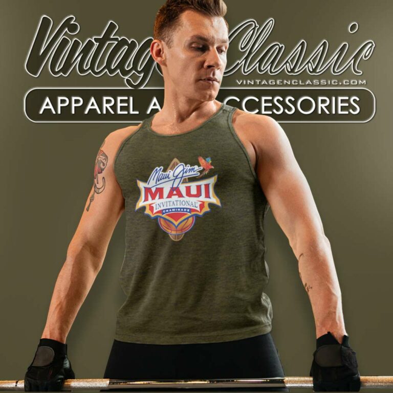 Maui Jim Maui Invitational 2023 Logo Tank Top Racerback Maui Jim Maui Invitational 2023 Logo Tank Top Racerback