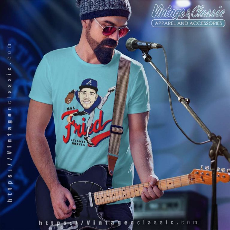 Max Fried Atlanta Braves Fried Caricature T Shirt Max Fried Atlanta Braves Fried Caricature T Shirt
