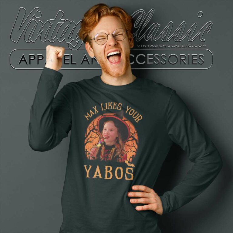 Max Likes Your Yabos Horror Halloween Long Sleeve Tee Max Likes Your Yabos Horror Halloween Long Sleeve Tee