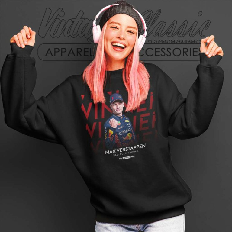 Max Verstappen Red Bull F1 Racing Sweatshirt Max Verstappen Red Bull F1 Racing Sweatshirt