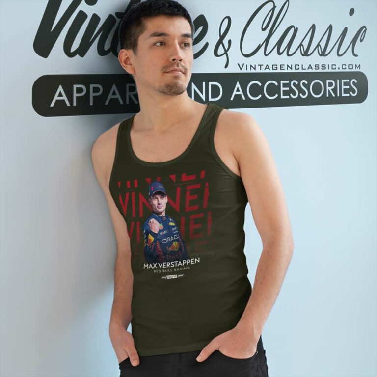 Max Verstappen Red Bull F1 Racing Tank Top Racerback Max Verstappen Red Bull F1 Racing Tank Top Racerback