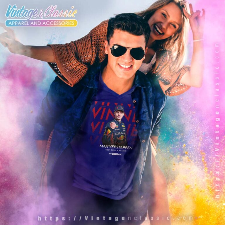 Max Verstappen Red Bull F1 Racing V Neck TShirt Max Verstappen Red Bull F1 Racing V Neck TShirt