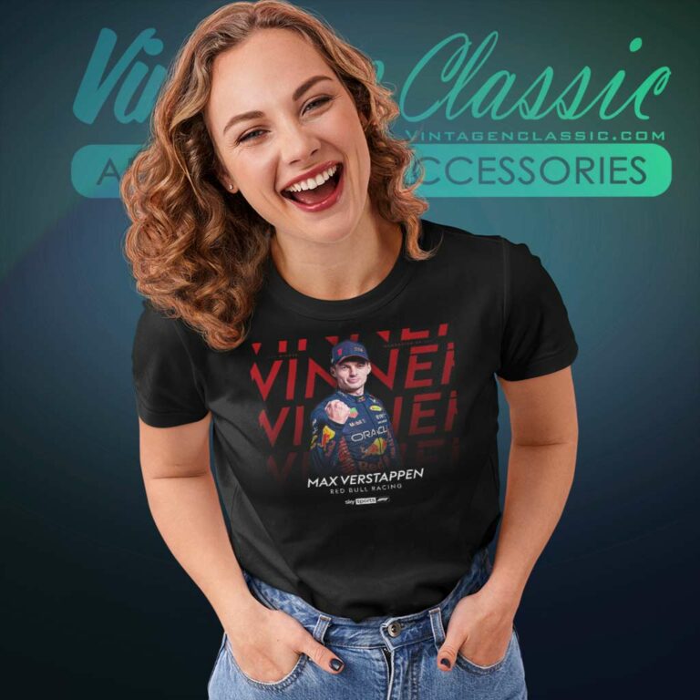 Max Verstappen Red Bull F1 Racing Women TShirt Max Verstappen Red Bull F1 Racing Women TShirt