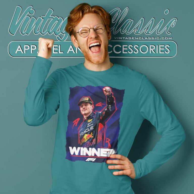 Max Verstappen Wins The Hungarian Grand Prix Long Sleeve Tee Max Verstappen Wins The Hungarian Grand Prix Long Sleeve Tee