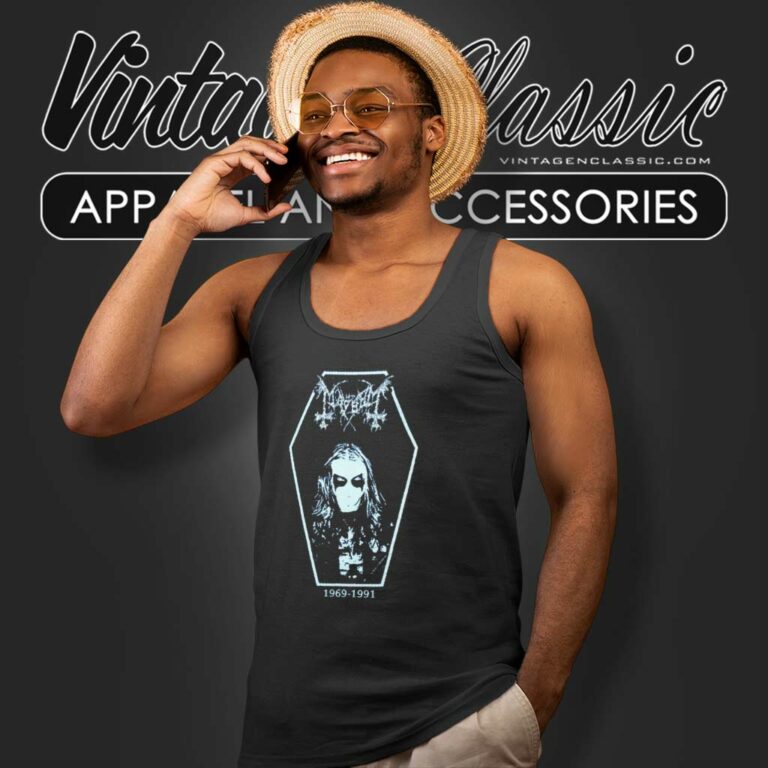 Mayhem Dead 1969 1991coffin Shirt Norway Rock Tank Top Racerback Mayhem Dead 1969 1991coffin Shirt Norway Rock Tank Top Racerback