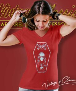 Mayhem Dead 1969 1991coffin Shirt Norway Rock V Neck TShirt