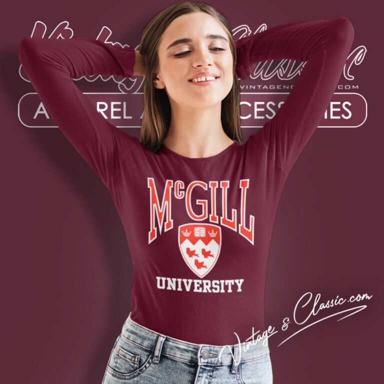 Mc Gill University Long Sleeve Tee Mc Gill University Long Sleeve Tee