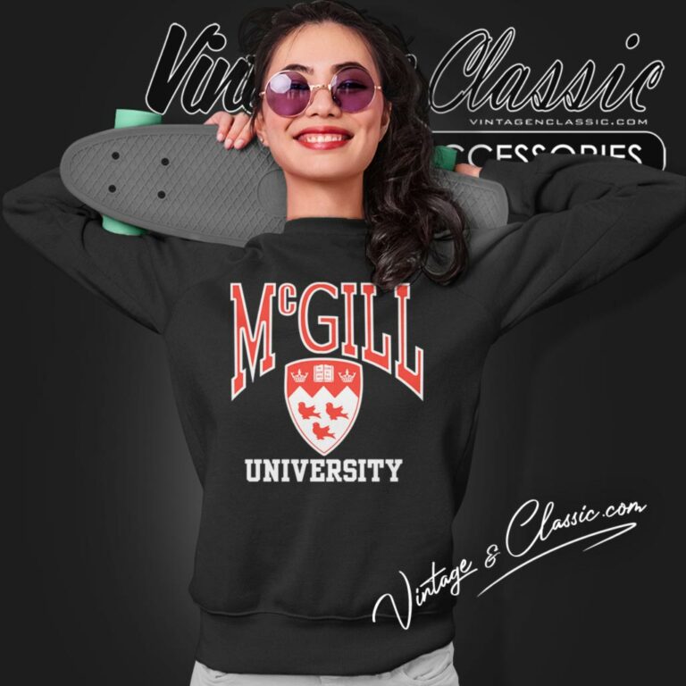 Mc Gill University Sweatshirt Mc Gill University Sweatshirt