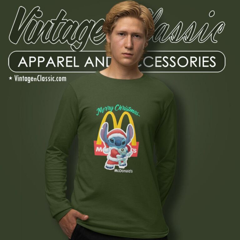 Mcdonalds Baby Stitch Christmas Long Sleeve Tee Mcdonalds Baby Stitch Christmas Long Sleeve Tee