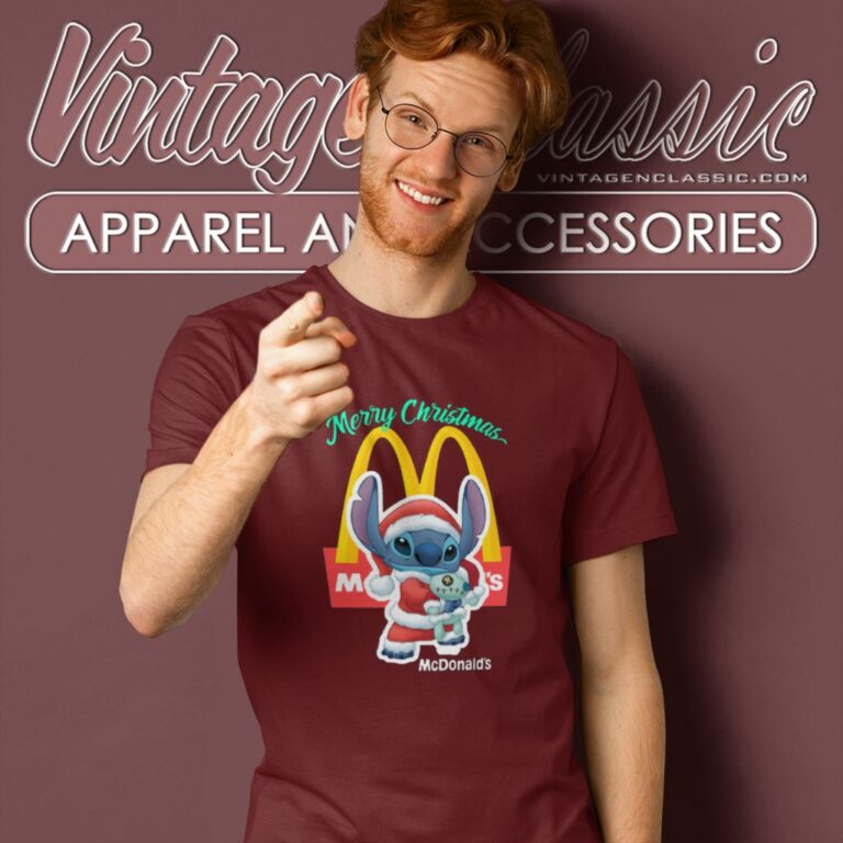 Mcdonalds Baby Stitch Christmas T Shirt Mcdonalds Baby Stitch Christmas T Shirt