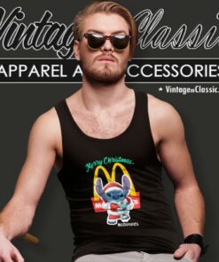Mcdonalds Baby Stitch Christmas Tank Top Racerback