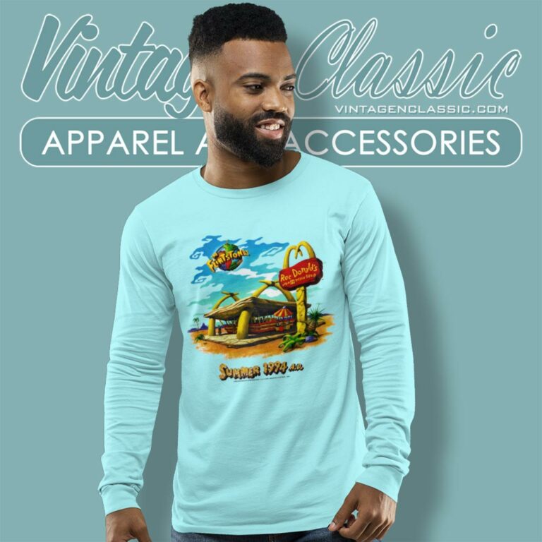 Mcdonalds Flintstones Long Sleeve Tee Mcdonalds Flintstones Long Sleeve Tee