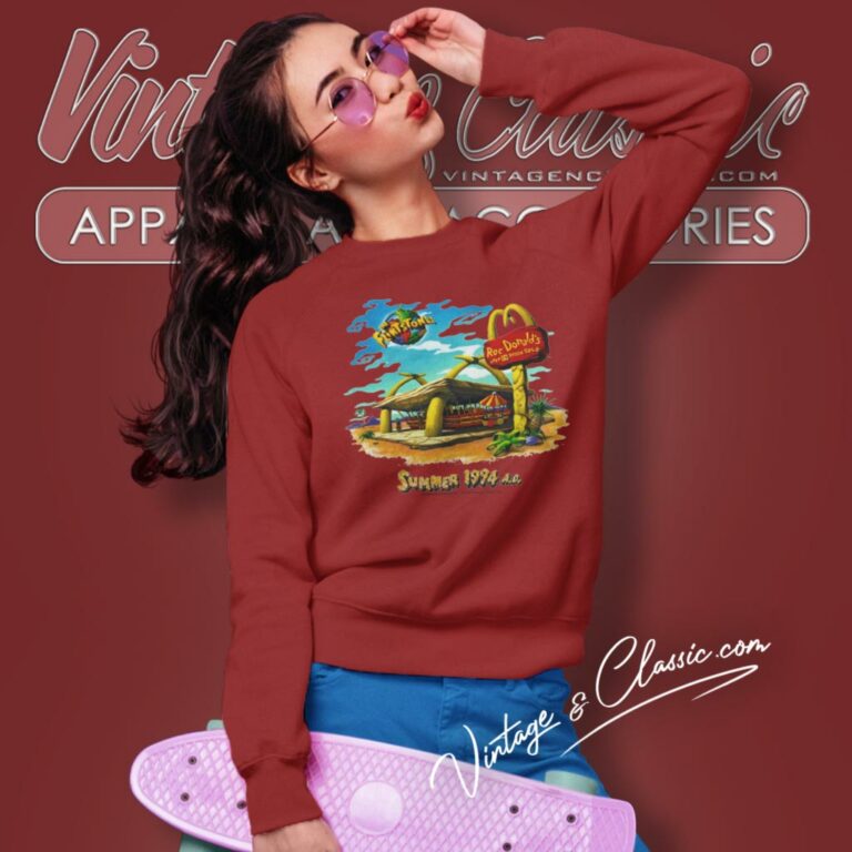 Mcdonalds Flintstones Sweatshirt Mcdonalds Flintstones Sweatshirt