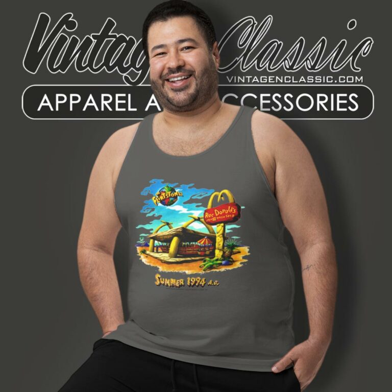 Mcdonalds Flintstones Tank Top Racerback Mcdonalds Flintstones Tank Top Racerback