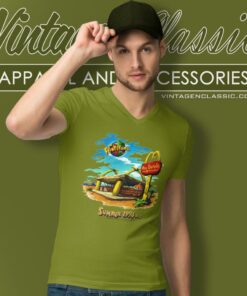 Mcdonalds Flintstones V Neck TShirt