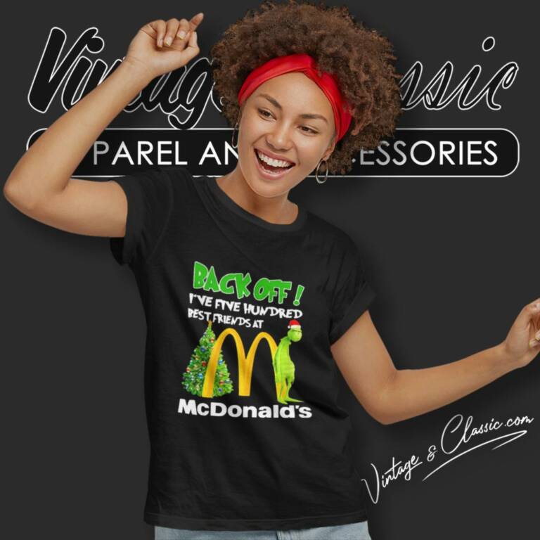 Mcdonalds Grinch Christmas Women T Shirt Mcdonalds Grinch Christmas Women T Shirt