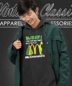 Mcdonalds Grinch Santa Christmas Hoodie
