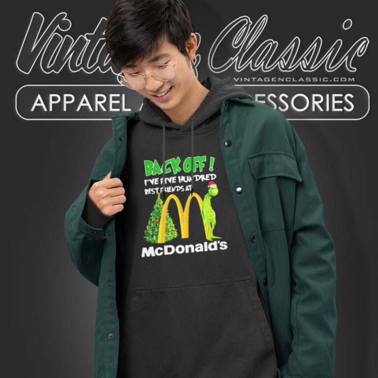 Mcdonalds Grinch Santa Christmas Hoodie Mcdonalds Grinch Santa Christmas Hoodie