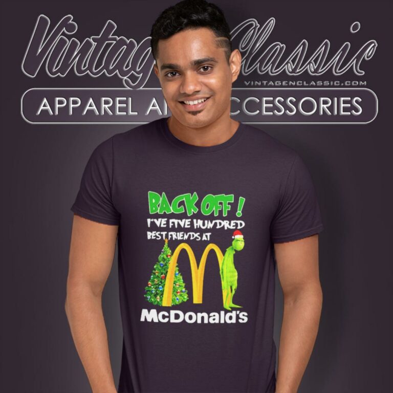 Mcdonalds Grinch Santa Christmas T Shirt Mcdonalds Grinch Santa Christmas T Shirt