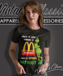 Mcdonalds Grinch Women T Shirt