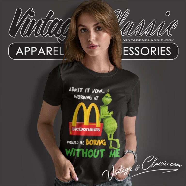 Mcdonalds Grinch Women T Shirt Mcdonalds Grinch Women T Shirt