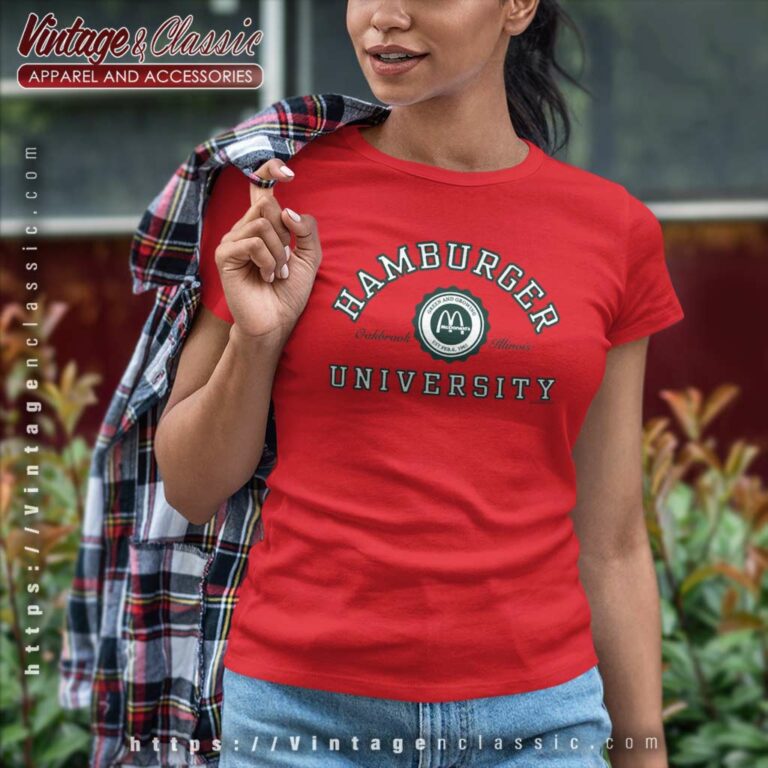 Mcdonalds Hamburger University Women TShirt Mcdonalds Hamburger University Women TShirt