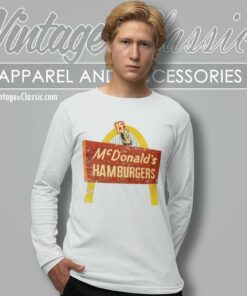 Mcdonalds Hamburgers Long Sleeve Tee