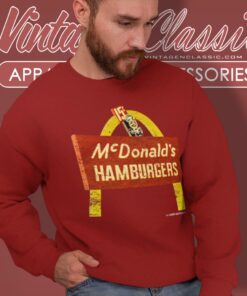 Mcdonalds Hamburgers Sweatshirt
