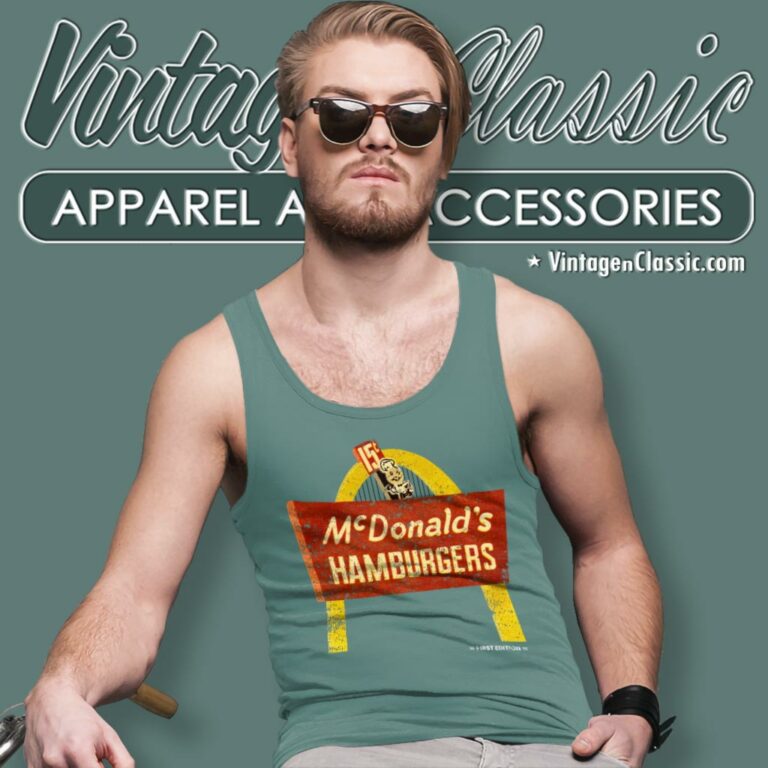 Mcdonalds Hamburgers Tank Top Racerback Mcdonalds Hamburgers Tank Top Racerback
