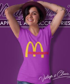 Mcdonalds Logo V Neck TShirt