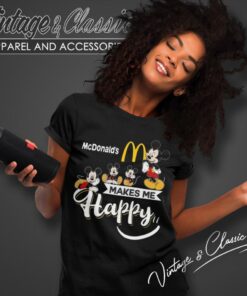 Mcdonalds Mickey Make Me Happy Women T Shirt