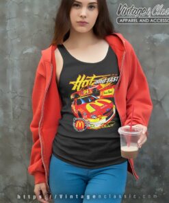 Mcdonalds Nascar Bill Elliott Vintage Tank Top Racerback 1