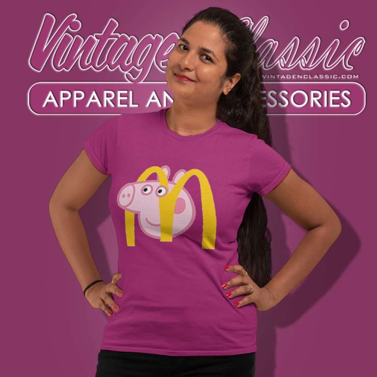 Mcdonalds Peppa Pig Collabs Women TShirt Mcdonalds Peppa Pig Collabs Women TShirt